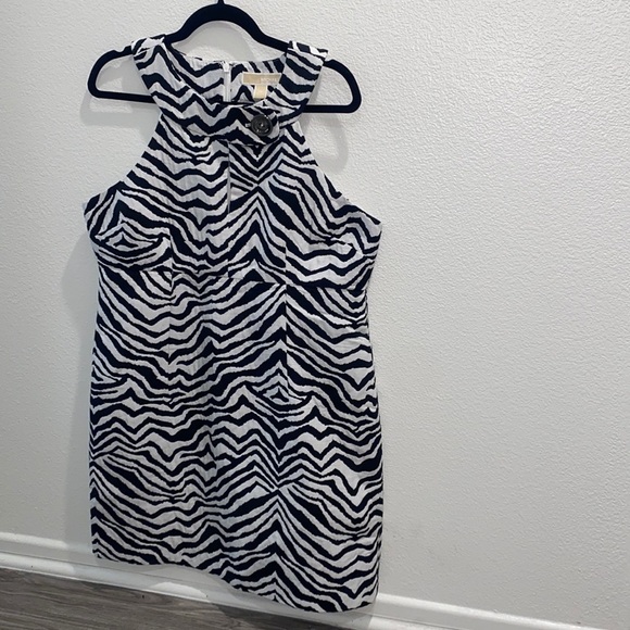 Michael Kors Zebra Halter Dress - Picture 1 of 6